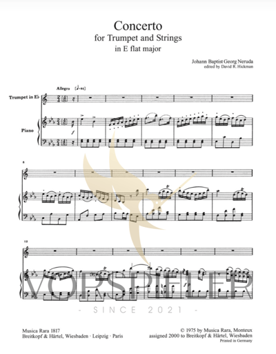 J. B. G. Neruda : Concerto in E flat major   內茹妲：降E大調小號協奏曲2