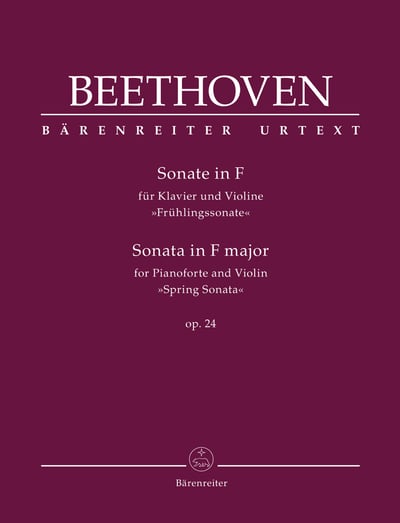 L. v. Beethoven : Sonata in F maj for Pianoforte and Violin op. 24 "Spring Sonata"1