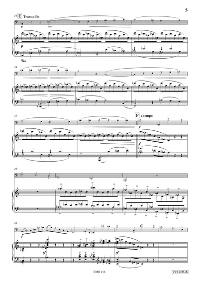 Allegro Maestoso Op. 58, No. 2 Bass Trombone & Piano8