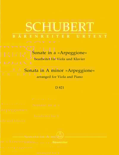 F. Schubert : Sonata in A minor D 821 "Arpeggione"arranged for Viola and Piano1