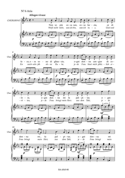 W. A. Mozart : The Marriage of Figaro K. 492 原版3