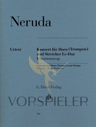 J. B. G. Neruda : Concerto in E flat major   內茹妲：降E大調法國號（小號）與弦樂協奏曲1