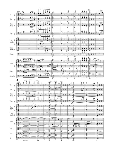 L. v. Beethoven : Symphony No. 3 in E-flat maj op. 55  貝多芬：降E大調 第3號交響曲 作品. 55 英雄3