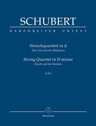 F. Schubert : String Quartet in D min D 810 "Death and the Maiden"  舒伯特：D小調 第十四號 弦樂四重奏 死與少女 作品8101