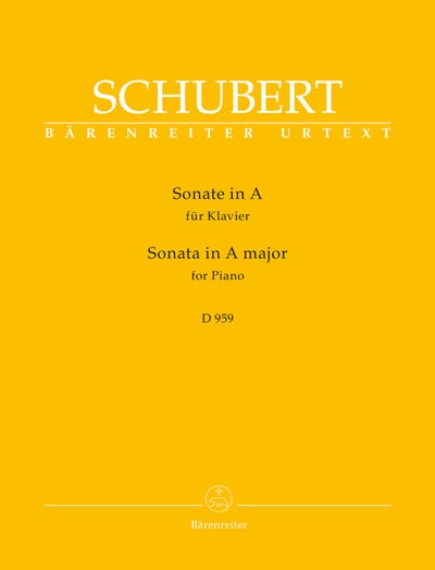 F. Schubert : Sonata for Piano in A major D 9591