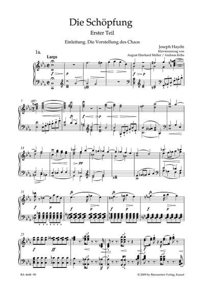 J . Haydn :  The Creation Hob. XXI:22