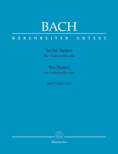 J. S. Bach : Six Suites for Violoncello solo  BWV 1007-1012 Urtext edition with articulation markings Ed. A. Talle1