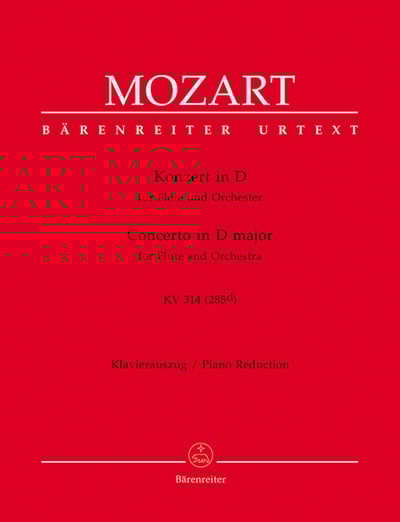 W. A. Mozart : Concerto for Flute and Orchestra in D major K. 314 (285d)Detailed1