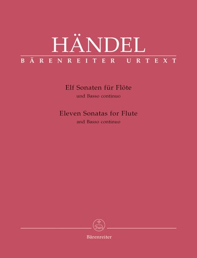 G. F. Händel : Eleven Sonatas for Flute and Basso ContinuoDetailed1