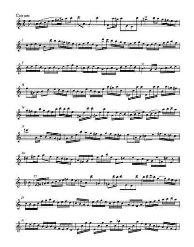 J. S. Bach : Partita in A min BWV 1013 for Flute Solo3