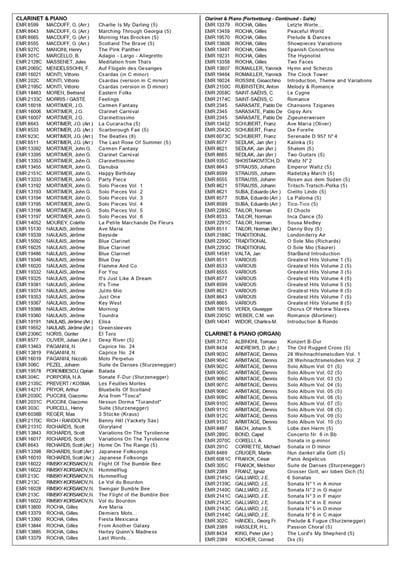 Romance Clarinet & Piano6