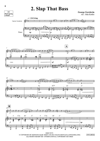 My Soprano Saxophone Collection Volume 9 Soprano Saxophone & Piano5