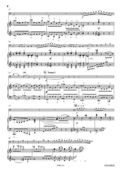 Allegro Maestoso Op. 58, No. 2 Bass Trombone & Piano9