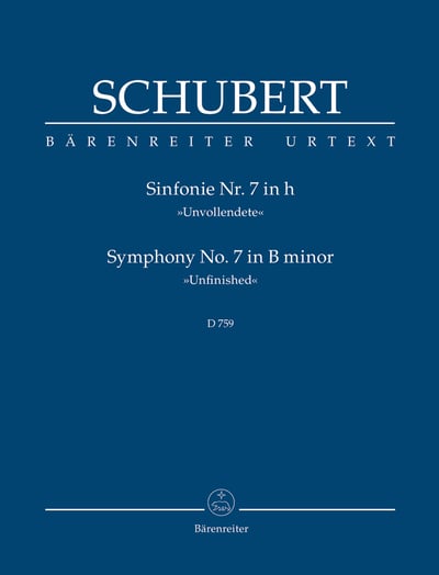 F. Schubert : "Symphony No. 7 in B min ""Unfinished""  D 759"  舒伯特：B小調 第7號交響曲 未完成1