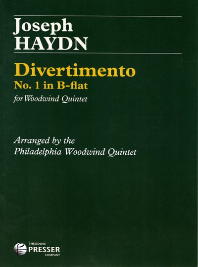 Divertimento - No. 1 In B-Flat No. 1 in B-flat, For Woodwind Quintet1