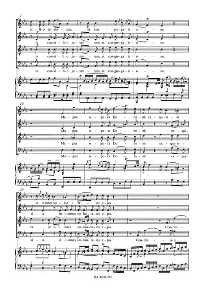 A. Vivaldi : "Gloria RV 589. For solo voices (SSA) and mixed choir (SATB)"3