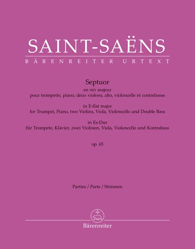 Septuor for Trumpet, Piano, two Violins, Viola, Violoncello and Double Bass in E-flat major op. 651