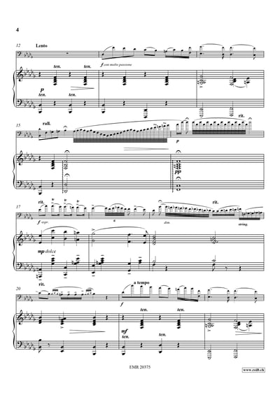 Zigeunerweisen Gipsy Airs / Chansons Tziganes Trombone & Piano5