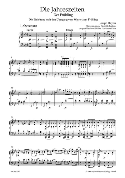 J . Haydn :  The Seasons Hob. XXI:32