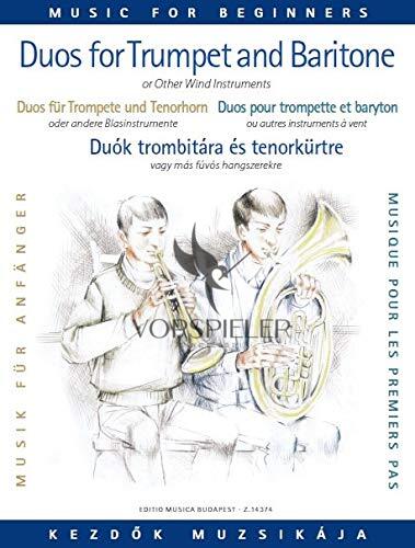 E. Perenyi: Duos for Trumpet and Baritone or other Wind Instruments   佩雷尼‧彼得‧佩雷尼‧埃娃: 給小號與上低音號或其他管樂器的二重奏1