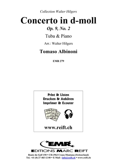 Concerto in d-moll Op. 9, No. 2 Tuba & Piano2