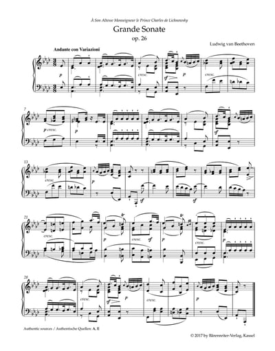 L. v. Beethoven : Sonata for Piano Vol. II: op. 22 – op. 533