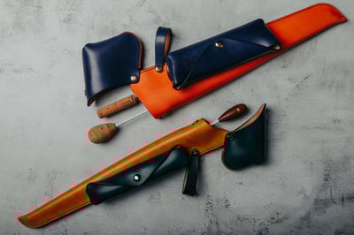 兩支裝精品真皮指揮棒套1