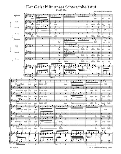 J. S. Bach : Motets BWV 225-230 大本 合唱團含鋼琴譜3