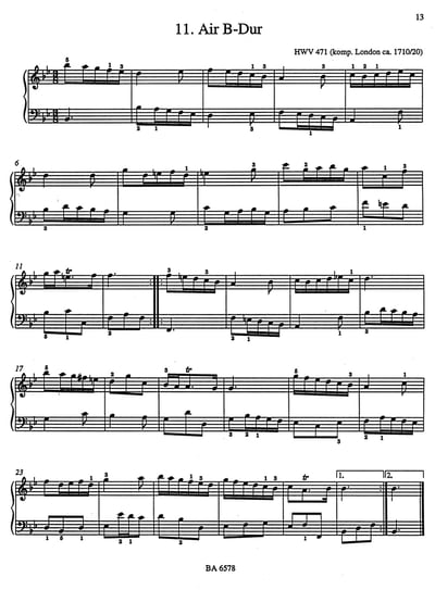 Handel : Easy Piano Pieces and Dances    韓德爾：鋼琴小品與舞曲集3