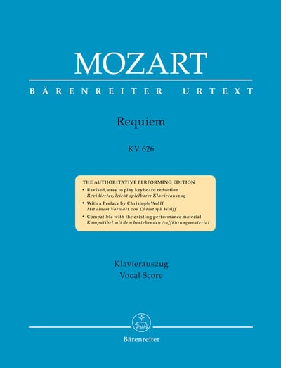 W. A. Mozart : Requiem K. 6261