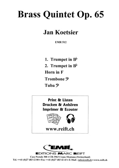 Brass Quintet 2 Trumpets, Horn, Trombone & Tuba2