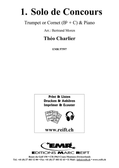 1. Solo de Concours Trumpet or Cornet (B flat  + C) & Piano2