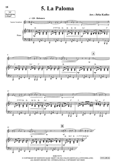 My Soprano Saxophone Collection Volume 9 Soprano Saxophone & Piano10