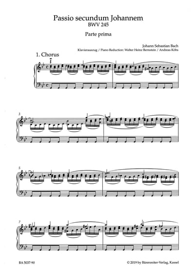 J. S. Bach : St John Passion BWV 2452