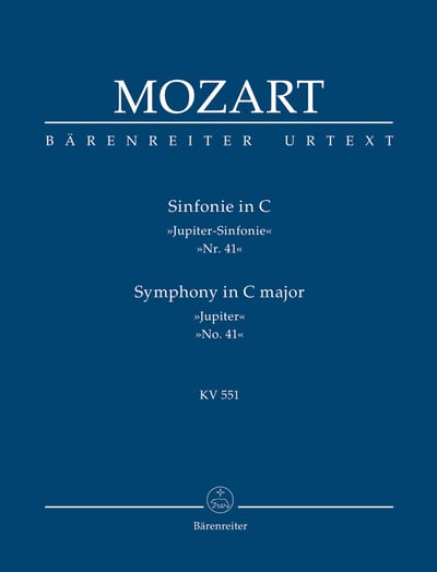 W. A. Mozart : Symphony No. 41 in C maj K. 551 "Jupiter"  莫札特 : C大調 第41號交響曲 作品K. 551 朱比特1