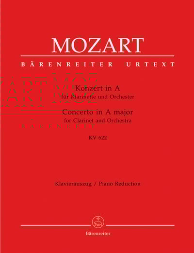 W. A. Mozart :  Concerto in A maj K. 622 for Clarinet and Orchestra1