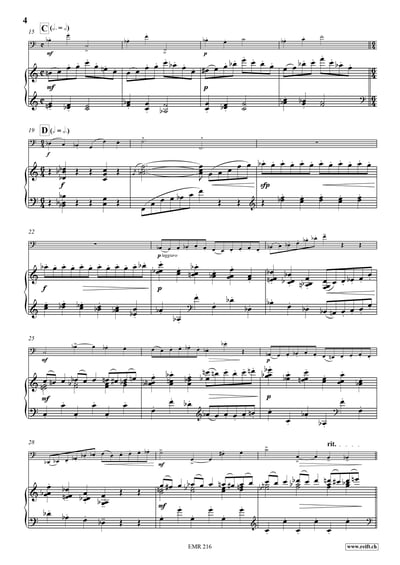 Allegro Maestoso Op. 58, No. 2 Bass Trombone & Piano7