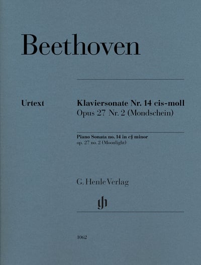 L. v. Beethoven：Piano Sonata no. 14 c sharp minor op. 27 no. 2 (Moonlight)   貝多芬：升C小調 第14號鋼琴奏鳴曲 作品27 第2號《月光》1