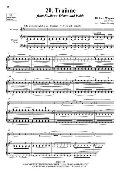 20 Greatest Meditations Trumpet or Cornet & Piano22