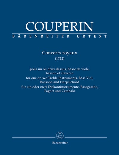 Concerts Royaux for one or two Treble Instruments, Bass Viol, Bassoon and Harpsichord1
