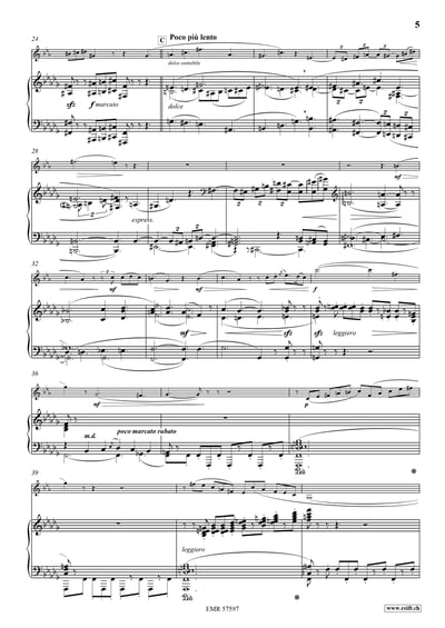 1. Solo de Concours Trumpet or Cornet (B flat  + C) & Piano6