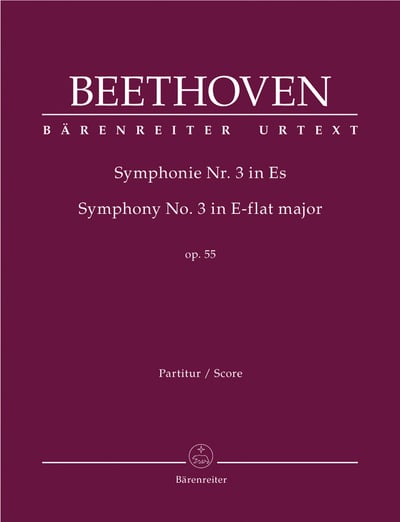 L. v. Beethoven : Symphony No. 3 in E-flat maj op. 55  貝多芬：降E大調 第3號交響曲 作品. 55 英雄1