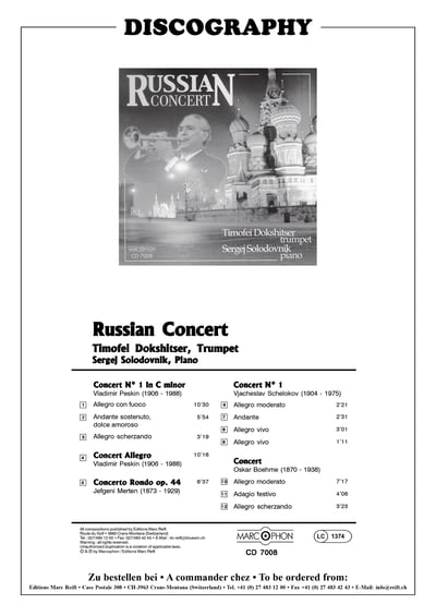 Konzert No. 1 Trumpet or Cornet & Piano3