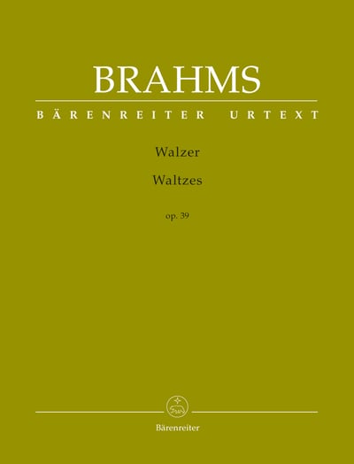 J. Brahms : 16 Waltzes op. 39 布拉姆斯：十六首華爾茲 作品391