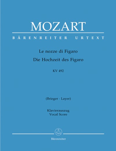 W. A. Mozart : The Marriage of Figaro K. 492 附排練筆記 1