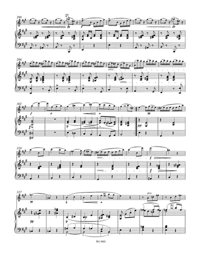 F. Schubert : Sonate a-Moll D 821 "Arpeggione"Bearbeitung für Flöte und Klavier3