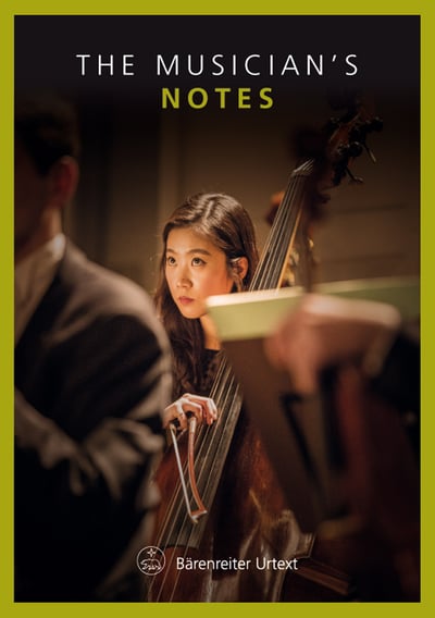 The Musician's Notes Doublebass 筆記本1