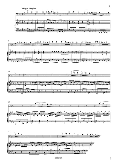 Sonate C Minor / nach Motiven von G.B. Pergolesi Trombone & Piano (Organ)5