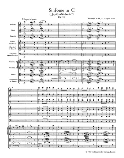 W. A. Mozart : Symphony No. 41 in C maj K. 551 "Jupiter"  莫札特 : C大調 第41號交響曲 作品K. 551 朱比特2