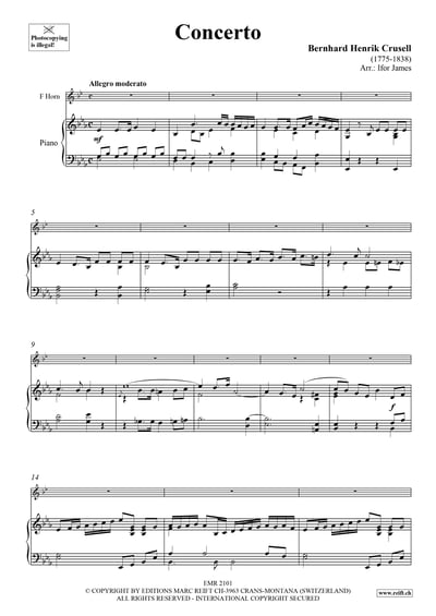 Concerto F Horn & Piano4